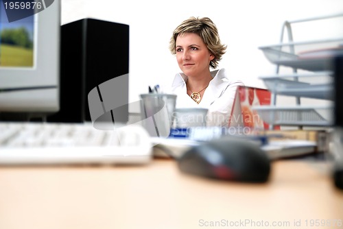 Image of Business woman in office