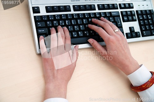 Image of Business woman in office