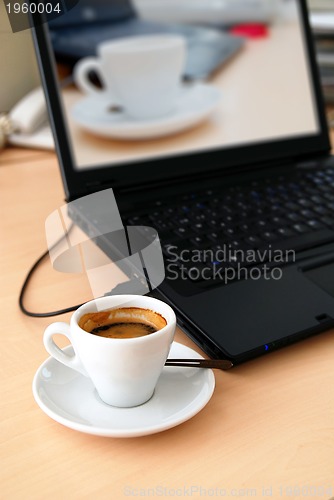 Image of Morning coffee at the office
