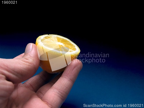 Image of pure vitamin in y hand