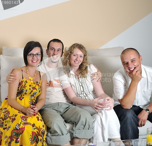 Image of happy young people