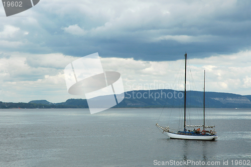 Image of yacht and sky