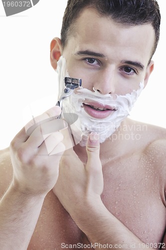 Image of man shave