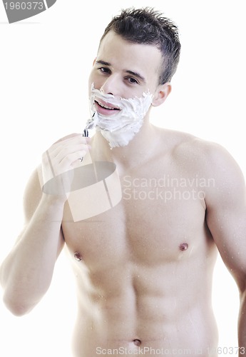 Image of man shave
