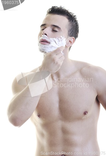 Image of man shave