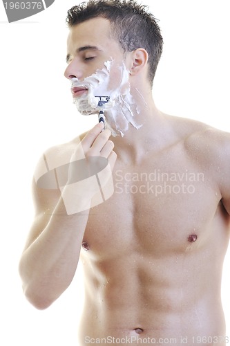 Image of man shave