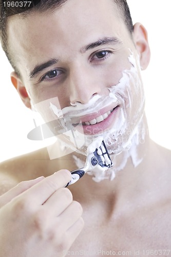 Image of man shave