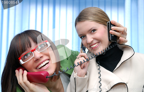 Image of .office fun with telephones