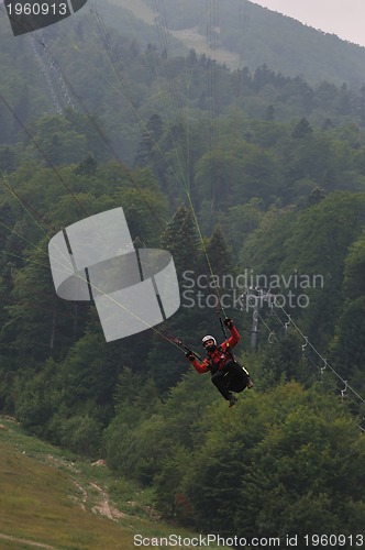 Image of paragliding sport