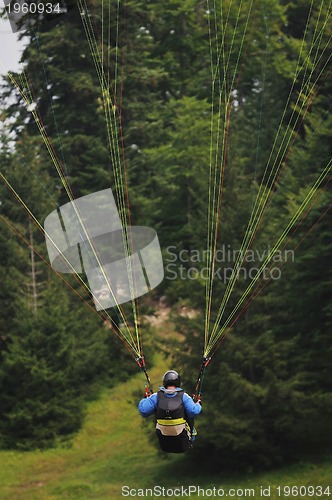 Image of paragliding sport