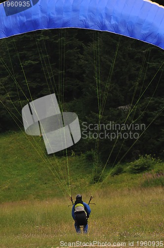 Image of paragliding sport