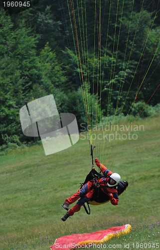 Image of paragliding sport