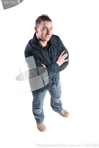 Image of Casual friendly mant ? isolated over a white background