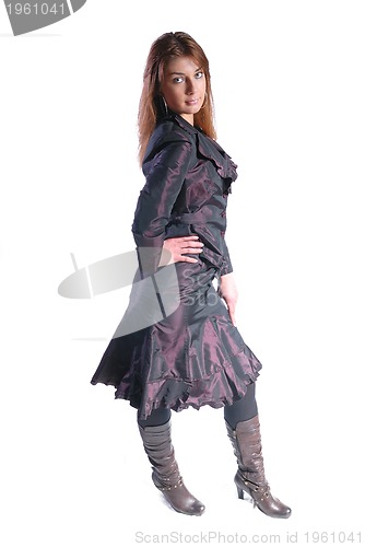 Image of fashion or casual woman isolated