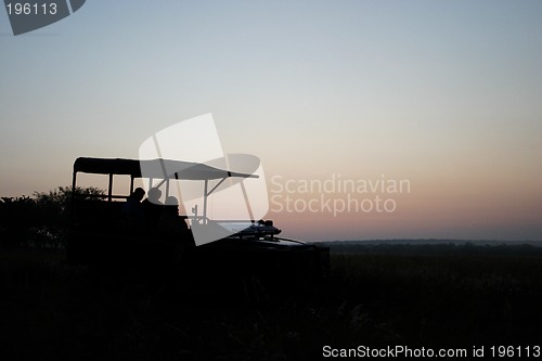 Image of sunrise on safari
