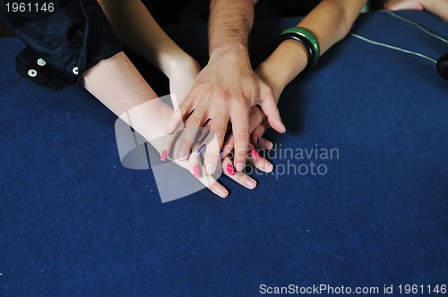 Image of group hand