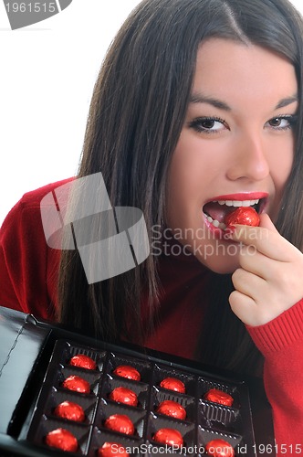 Image of chocolate woman