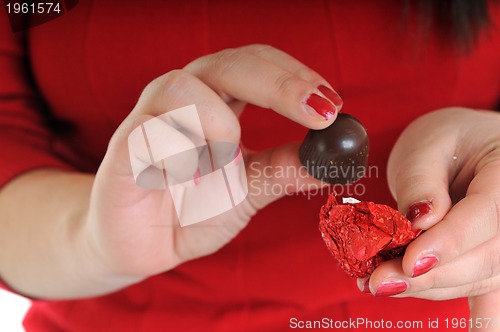 Image of chocolatete in hand