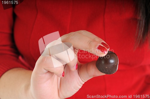 Image of chocolatete in hand