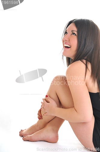 Image of woman isolated one portrait