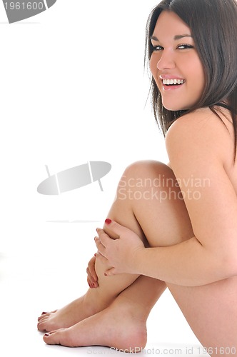 Image of woman isolated one portrait