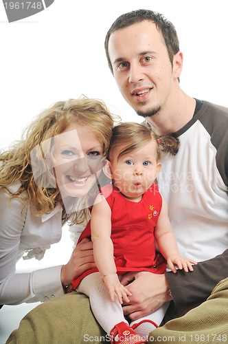 Image of happy young family