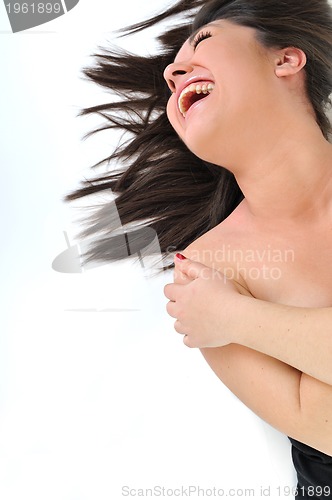 Image of woman isolated one portrait