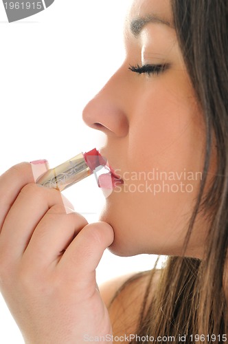 Image of lipstick makeup