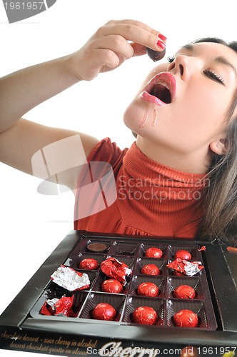 Image of chocolate woman