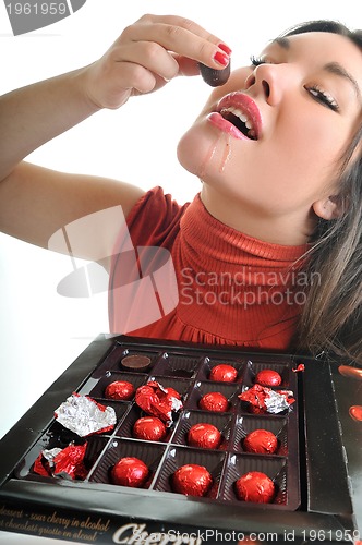 Image of chocolate woman
