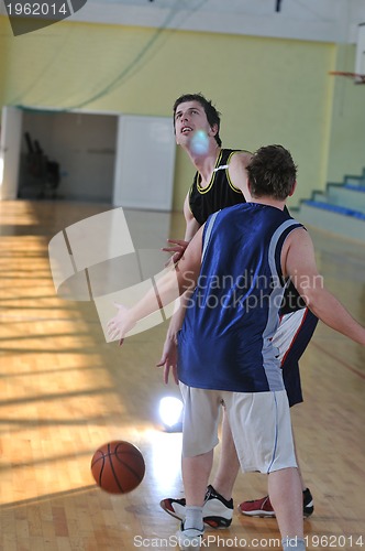 Image of basketball duel