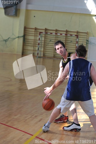 Image of basketball duel