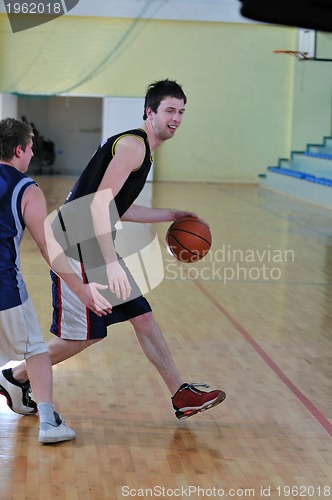 Image of basketball duel