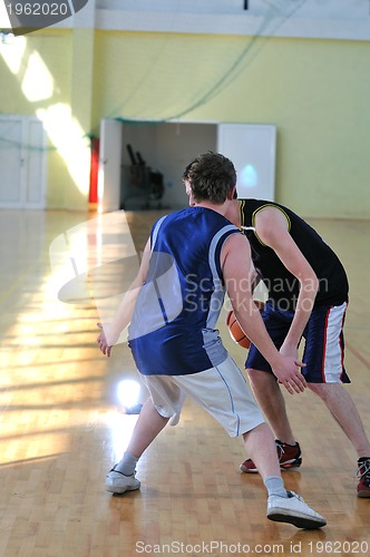 Image of basketball duel