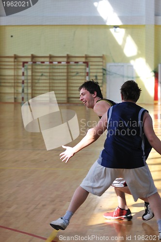 Image of basketball duel