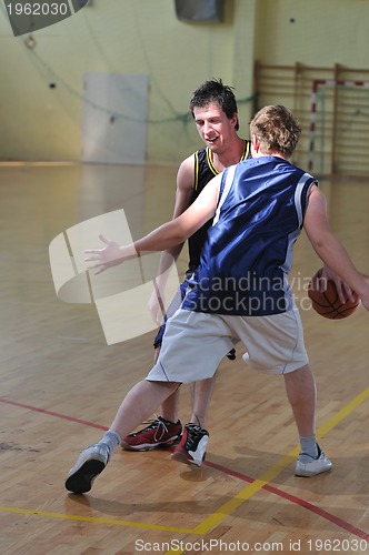 Image of basketball duel