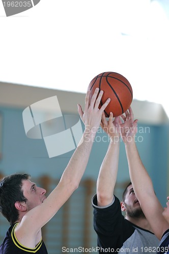 Image of basketball duel