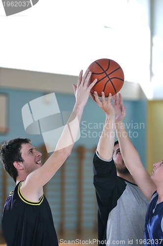 Image of basketball duel