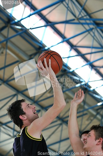 Image of basketball duel