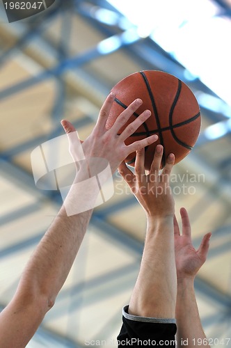 Image of basketball duel