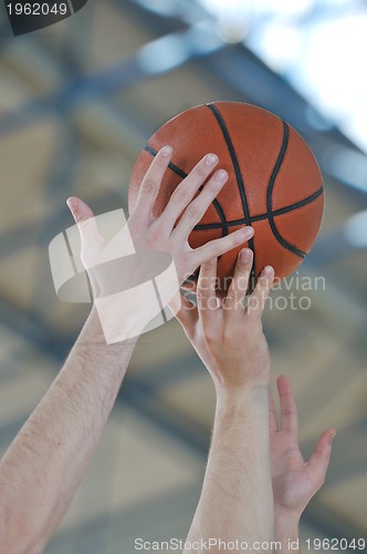 Image of basketball game