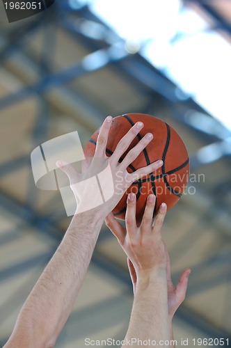 Image of basketball game