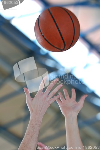 Image of basketball duel