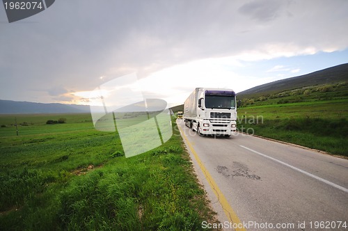 Image of truck road