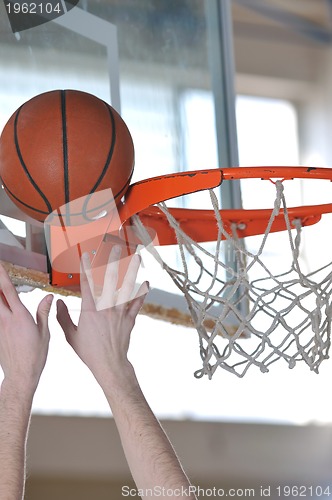 Image of basketball duel