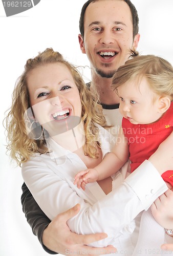 Image of happy young family