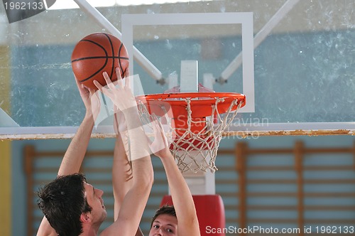 Image of basketball duel