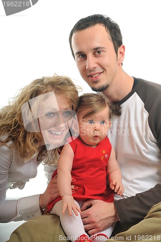 Image of happy young family
