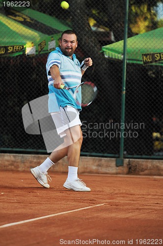 Image of tennis man
