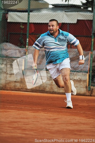 Image of tennis man